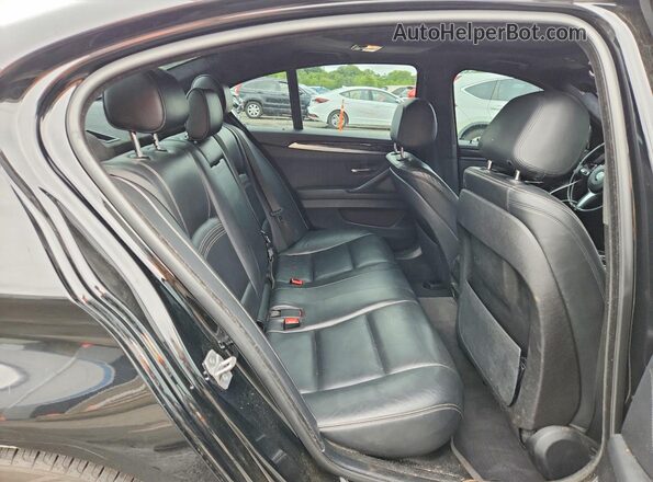 WBA5A7C50GG147128 2016 BMW 5 SERIES Black Вид задніх сидінь
