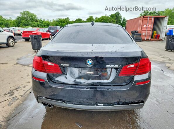 WBA5A7C50GG147128 2016 BMW 5 SERIES Black Вид ззаду