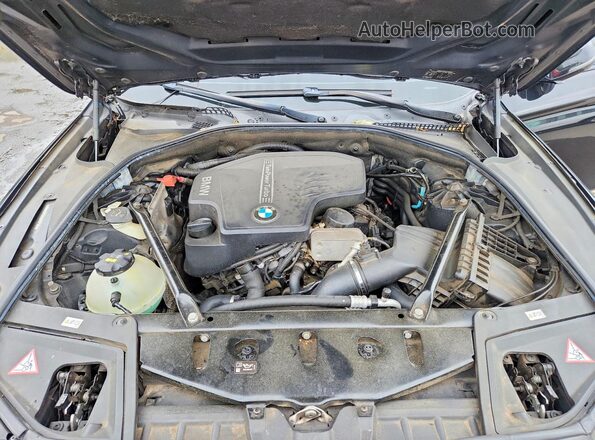 WBA5A7C50GG147128 2016 BMW 5 SERIES Black Вид задньої частини салону