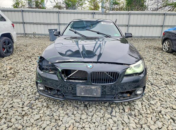 WBA5A7C50GG643952 2016 BMW 5 SERIES Black Front view