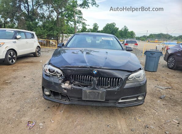 WBA5A7C51GG144271 2016 BMW 5 SERIES Black Vista frontal