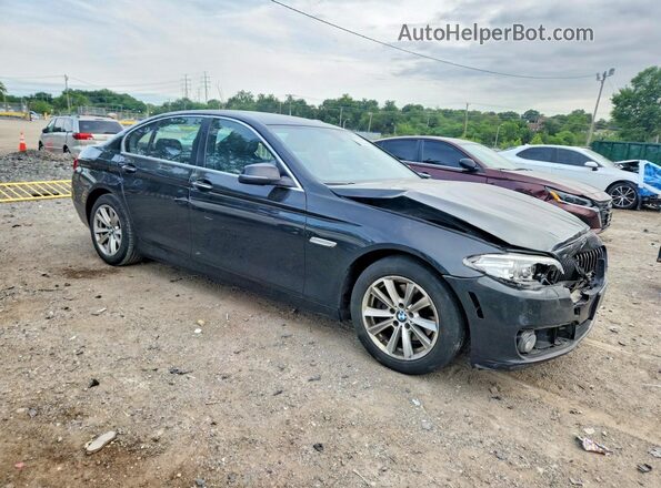 WBA5A7C51GG144271 2016 BMW 5 SERIES Black Delantero derecho