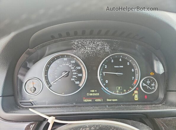WBA5A7C51GG144271 2016 BMW 5 SERIES Black Vista del cuadro de instrumentos