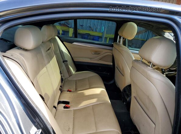 WBA5A7C51GG145520 2016 BMW 5 SERIES Gray უკანა სავარძლების ხედი