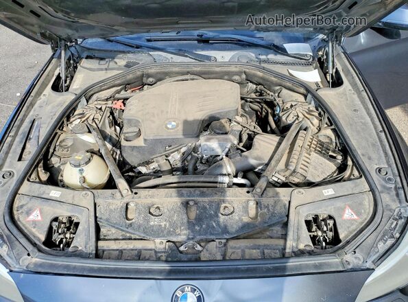 WBA5A7C51GG145520 2016 BMW 5 SERIES Gray უკანა სალონის ხედი