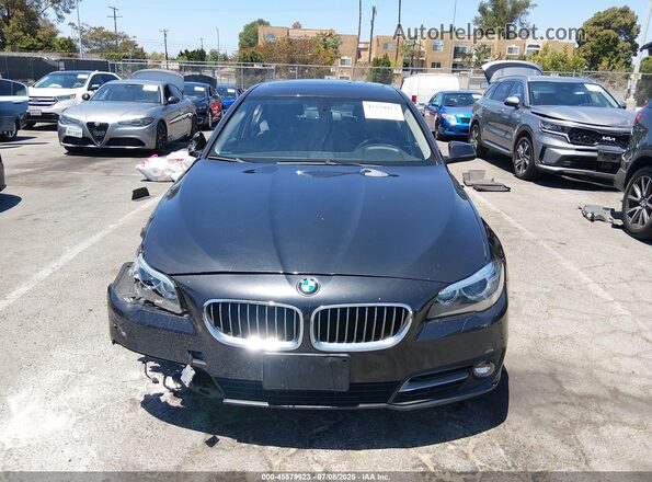 WBA5A7C52GG146630 2016 BMW 5 SERIES Gray ხელსაწყოთა პანელის ხედი