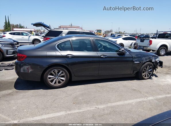 WBA5A7C52GG146630 2016 BMW 5 SERIES Gray უკანა სალონის ხედი