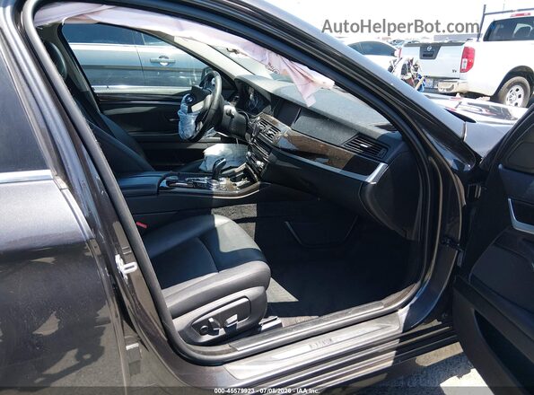 WBA5A7C52GG146630 2016 BMW 5 SERIES Gray წინა სალონის ხედი