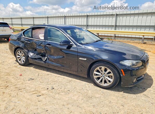 WBA5A7C57GG151502 2016 BMW 5 SERIES Black Przód prawy