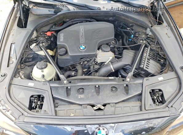 WBA5A7C57GG151502 2016 BMW 5 SERIES Black Widok wnętrza z tyłu