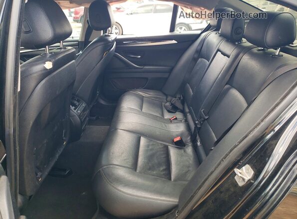 WBA5A7C57GG151502 2016 BMW 5 SERIES Black Widok tylnych siedzeń