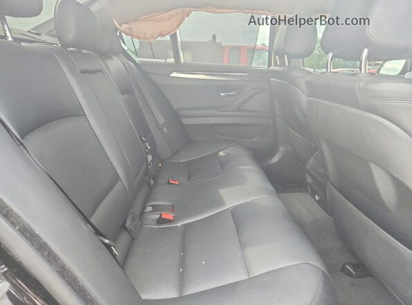 WBA5B1C50GG133143 2016 BMW 5 SERIES Black Rear seats view
