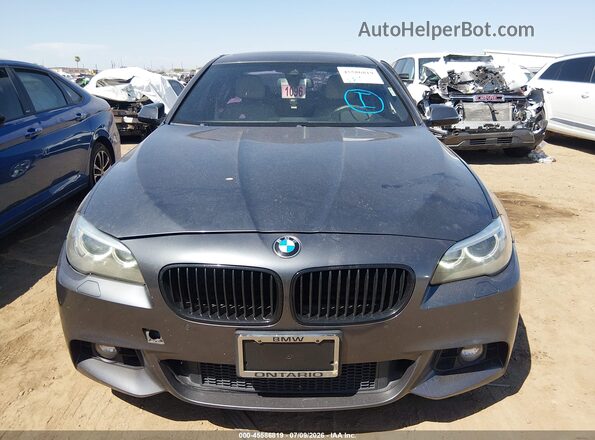 WBA5B1C51GG134866 2016 BMW 5 SERIES Gray წინა ხედი
