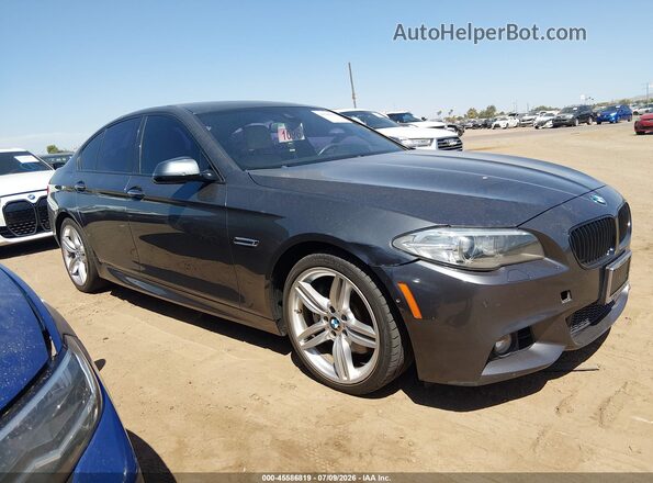 WBA5B1C51GG134866 2016 BMW 5 SERIES Gray უკანა სალონის ხედი