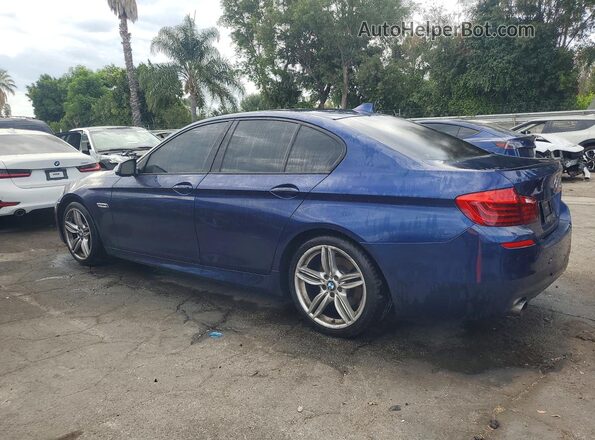 WBA5B1C52GG552501 2016 BMW 5 SERIES Синий Задняя левая четверть