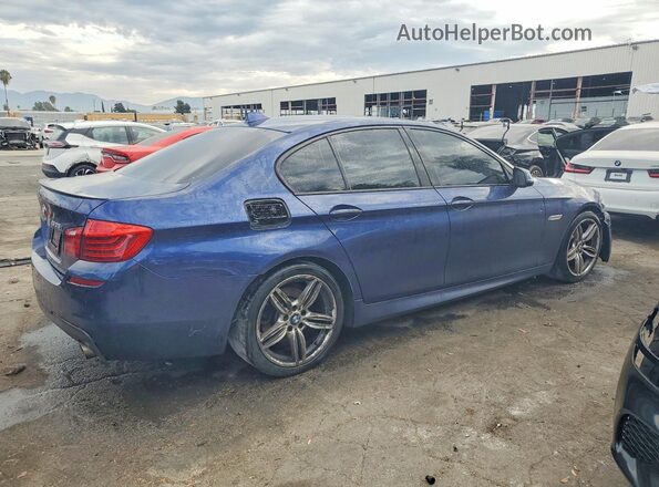 WBA5B1C52GG552501 2016 BMW 5 SERIES Синий Задняя правая четверть