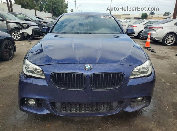 WBA5B1C52GG552501 2016 BMW 5 SERIES Синий Вид спереди