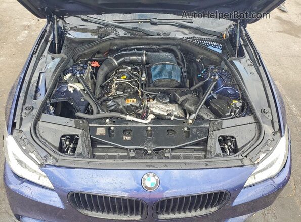 WBA5B1C52GG552501 2016 BMW 5 SERIES Синий Вид задней части салона