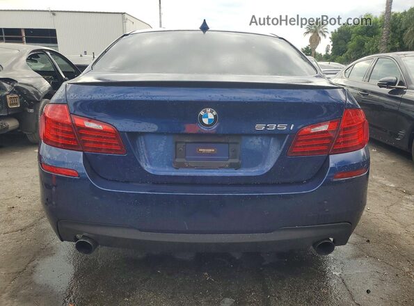 WBA5B1C52GG552501 2016 BMW 5 SERIES Синий Вид сзади