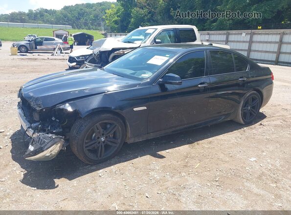 WBA5B1C54GG130505 2016 BMW 5 SERIES Black Front left