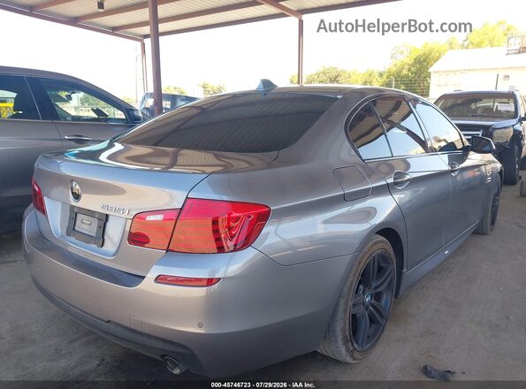 WBA5B1C58GG133584 2016 BMW 5 SERIES Gray Trasero derecho