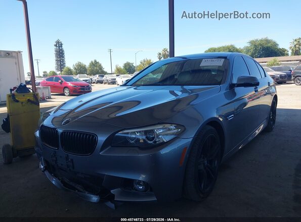 WBA5B1C58GG133584 2016 BMW 5 SERIES Gray Vista tres cuartos delantera izquierda