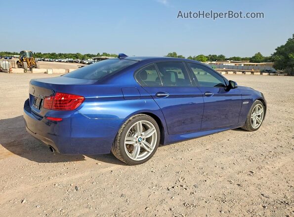 WBA5B1C59GG134422 2016 BMW 5 SERIES Blue Задня права чверть