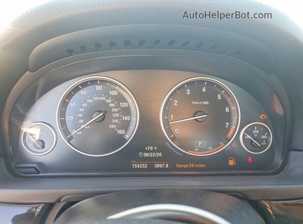 WBA5B1C59GG550955 2016 BMW 5 SERIES Tan Սարքավորումների վահանակի տեսք