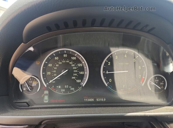 WBA5B3C50GG256257 2016 BMW 5 SERIES Серый Вид щитка приборов