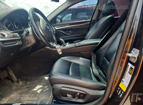 WBA5B3C50GG256257 2016 BMW 5 SERIES Серый Вид салона спереди