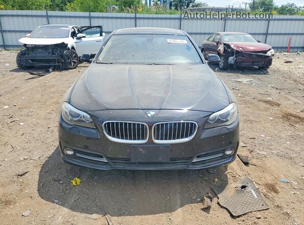 WBA5B3C51GG253495 2016 BMW 5 SERIES Black წინა ხედი