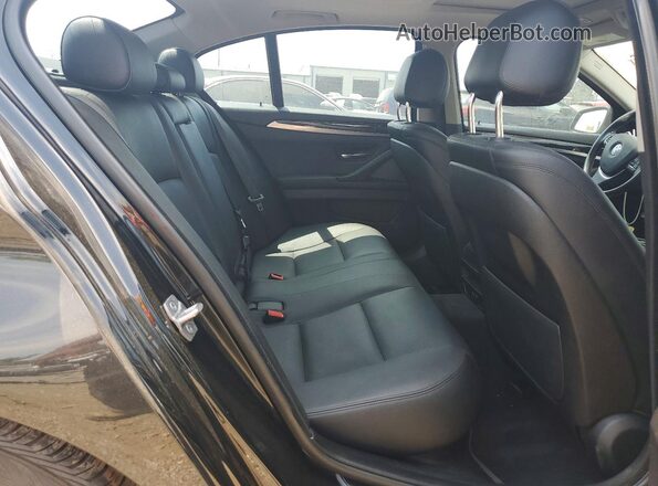 WBA5B3C51GG253495 2016 BMW 5 SERIES Black უკანა სავარძლების ხედი