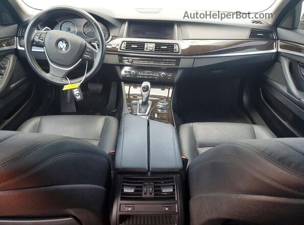 WBA5B3C51GG253495 2016 BMW 5 SERIES Black წინა პანელის ხედი