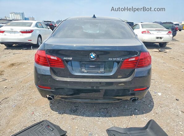WBA5B3C51GG253495 2016 BMW 5 SERIES Black უკანა ხედი