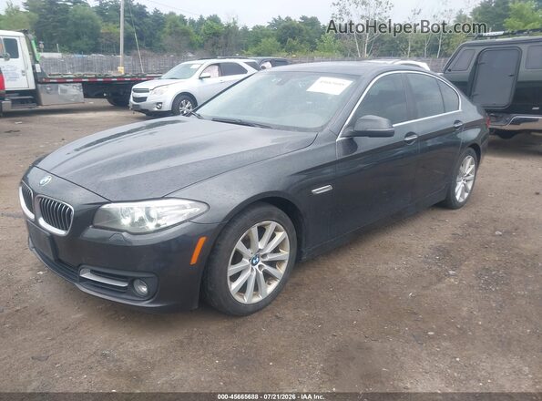 WBA5B3C51GG260205 2016 BMW 5 SERIES Dark Blue Передняя левая четверть