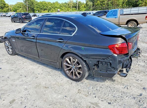 WBA5B3C53GG254082 2016 BMW 5 SERIES Gray Trasero izquierdo