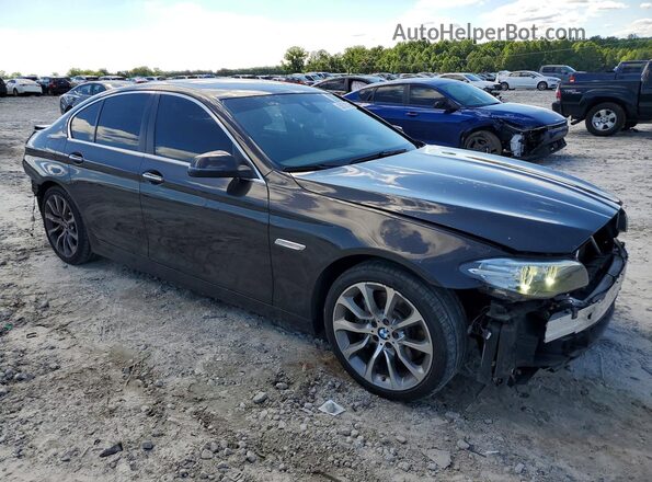 WBA5B3C53GG254082 2016 BMW 5 SERIES Gray Delantero derecho