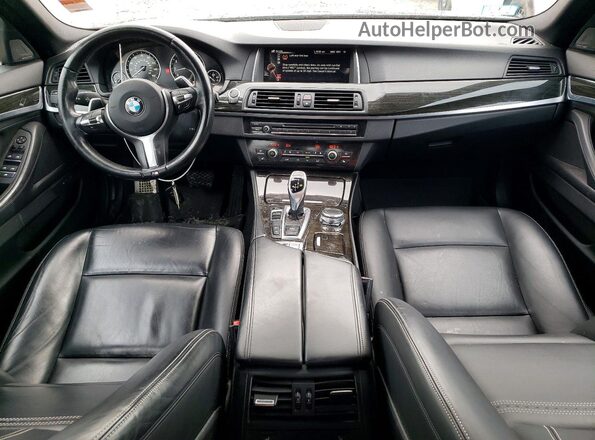 WBA5B3C53GG258276 2016 BMW 5 SERIES Black Widok deski rozdzielczej