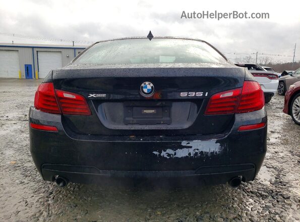 WBA5B3C53GG258276 2016 BMW 5 SERIES Black Widok z tyłu