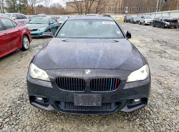 WBA5B3C53GG258276 2016 BMW 5 SERIES Black Widok z przodu