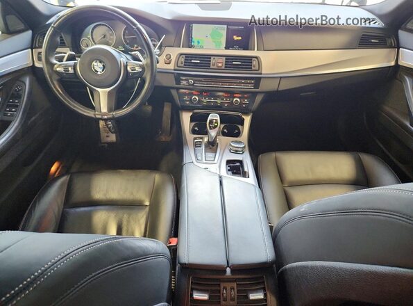 WBA5B3C54GG256651 2016 BMW 5 SERIES Black Вид панелі приладів
