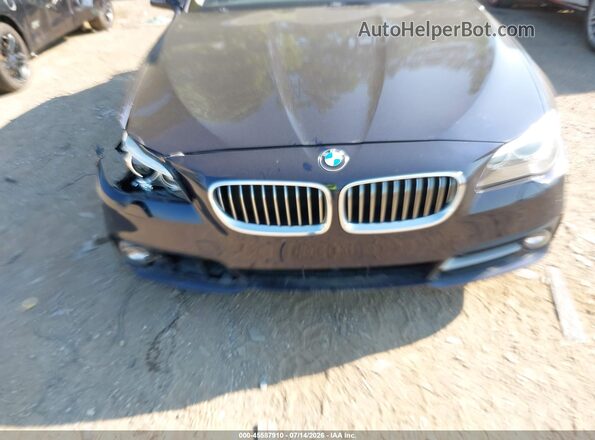 WBA5B3C55GD549279 2016 BMW 5 SERIES Blue Instrument cluster view