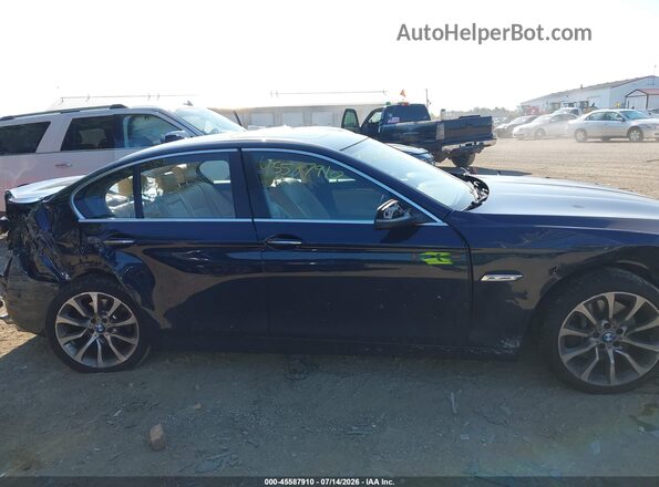 WBA5B3C55GD549279 2016 BMW 5 SERIES Blue Rear interior view
