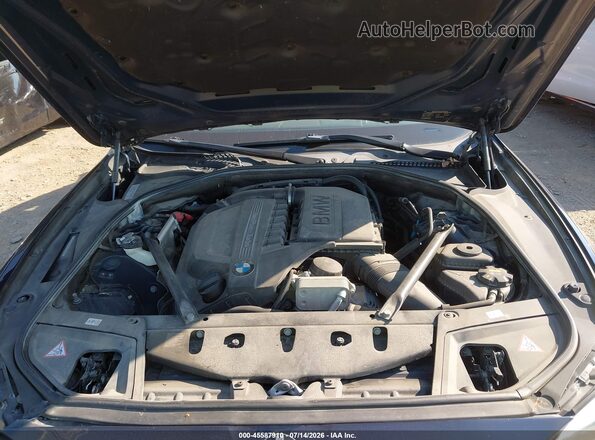 WBA5B3C55GD549279 2016 BMW 5 SERIES Blue Rear view