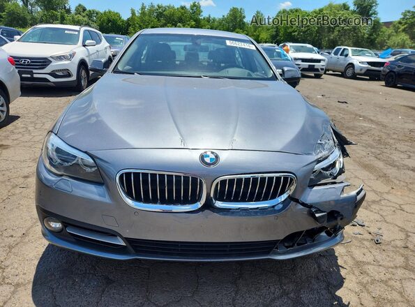 WBA5B3C55GD549511 2016 BMW 5 SERIES Silver Вид спереду