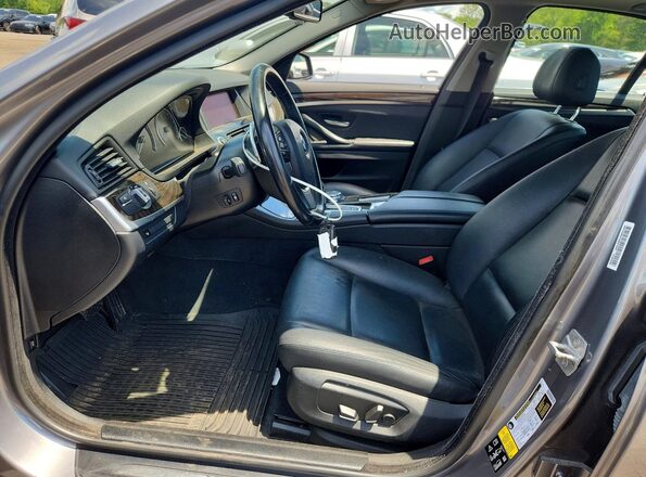 WBA5B3C55GD549511 2016 BMW 5 SERIES Silver Вид салону спереду