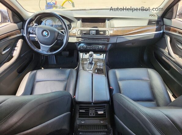 WBA5B3C55GD549511 2016 BMW 5 SERIES Silver Вид панелі приладів