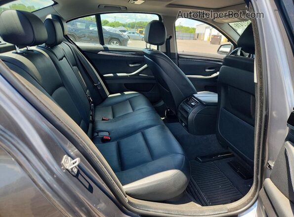 WBA5B3C55GD549511 2016 BMW 5 SERIES Silver Вид задніх сидінь