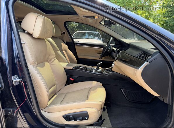 WBA5B3C55GG257873 2016 BMW 5 SERIES Blue Front interior view