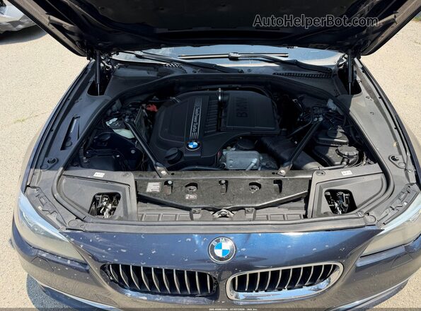 WBA5B3C55GG257873 2016 BMW 5 SERIES Blue Engine compartment view